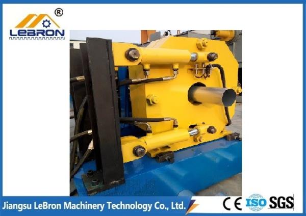 Long time service 2018 new Type PLC Control Automatic Metal Downspout Roll Forming Machine made in China blue color