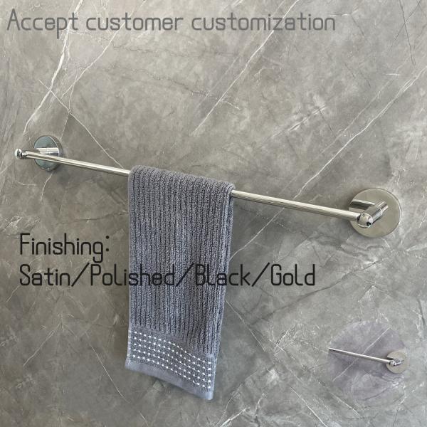 25 Inch Bathroom Towel Bars Rack Sus304 Wall Mount Polished Finish