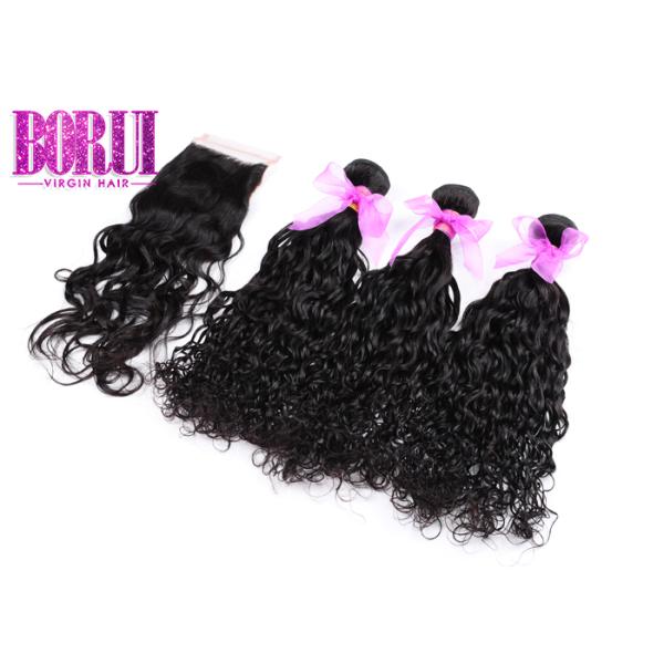 12a Malaysian Human Hair Extension Original Water Wave No Shedding Unprocessed