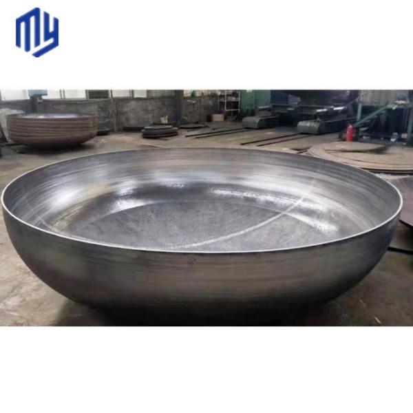 Cabeça de tanque circular com extremo de tubo de aço inoxidável