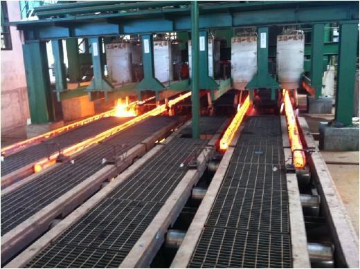 1 / 2 Strand Casting Slabs Ladle Turret Chain Dummy Bar 150 Square Dimension