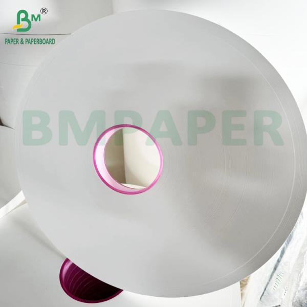 White Eco Straw Wrapped Paper Food Kraft Paper 28gsm For Individually Packing