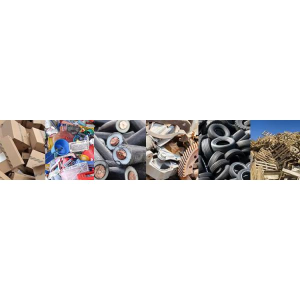 Rubber Metal Shredder Plastic Recycling Machine with and Small Scraps Weight T of 2.5