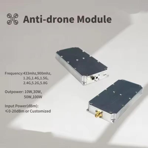 Bands 90W Optional 900m 2.4G 5.8g Handheld System Counter Drone Device Supressor Equipment with Battery Anti Fpv Module