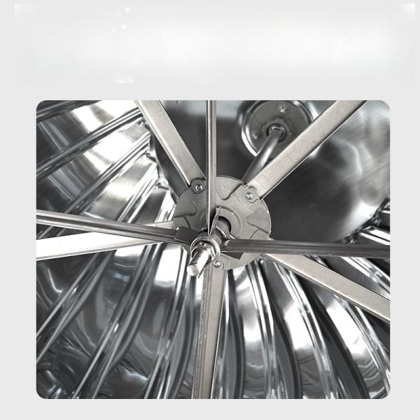Source Factory Stainless Steel Roof Ventilating Fan Without Power Wind Drive Poultry Pig Farm Turbine Roof Exhaust Fans
