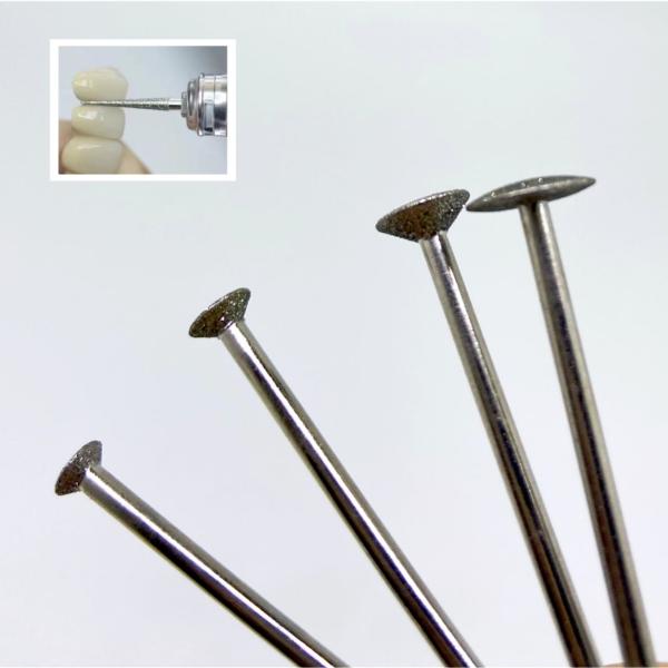 No Coating Dental Diamond Burs Plain Cut Coarse / Medium / Fine Grit