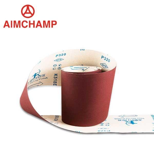 5 Inch 125mm Red Aluminum Oxide Sand Paper Metalworkig Rust Removal Sanding Disc
