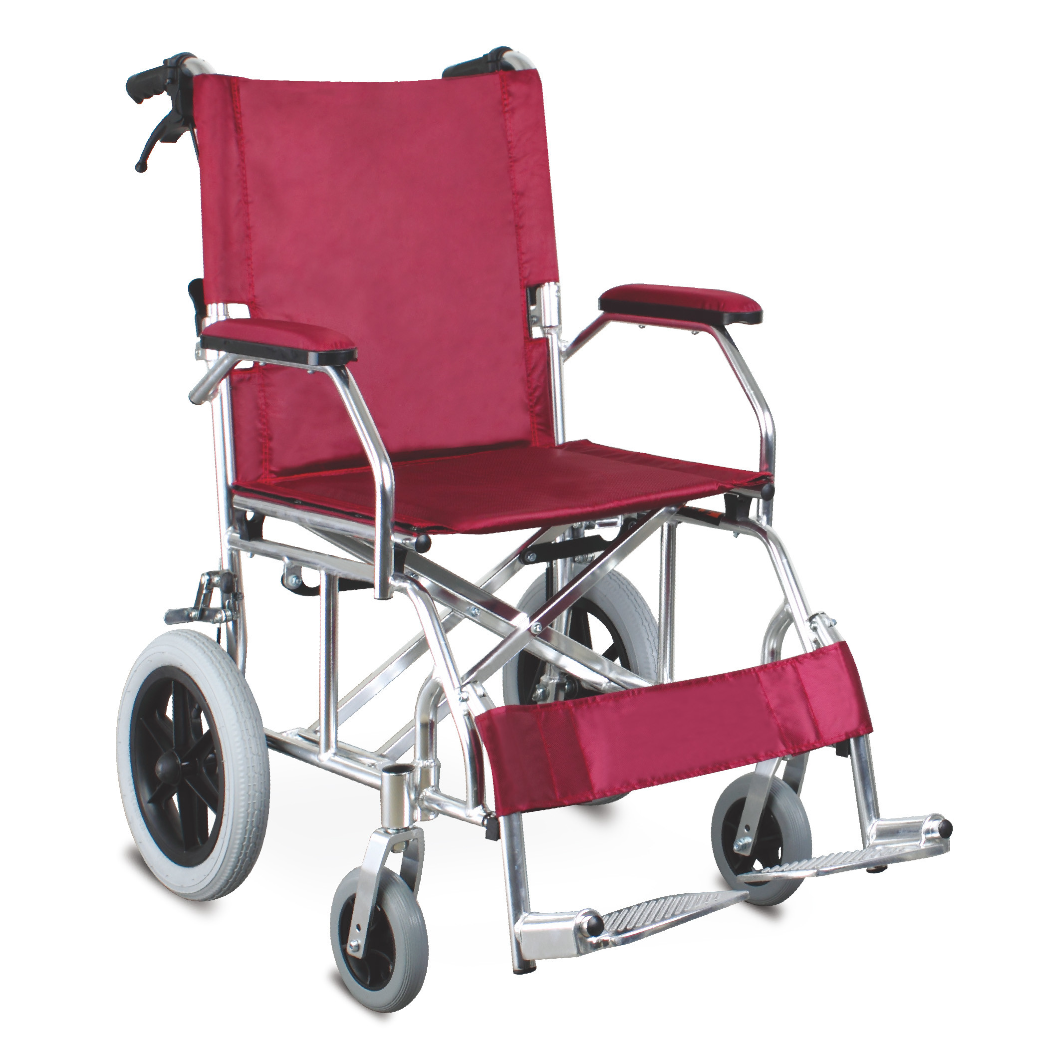 Кресло-коляска GT-863L алюминиевая ручная путешествуя рицинус 46cm светлой складной кресло-коляскы твердый