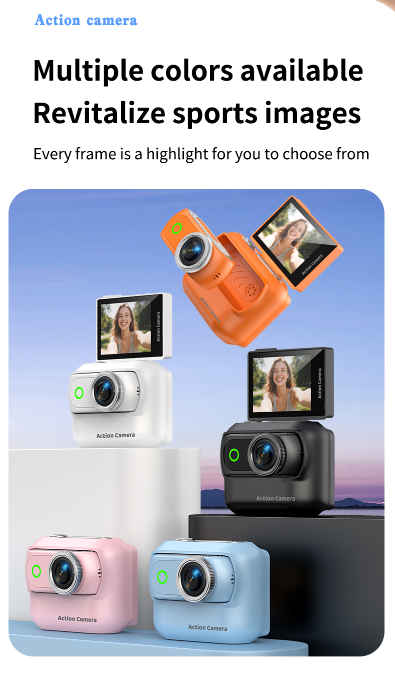 DLC 1080P Full HD Sports Vlog Camera 7.1x-16x Optical Zoom Magnetic Detachable 2.0