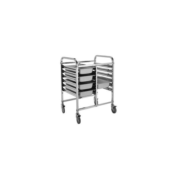 RK Bakeware China Производитель для транспортировки Нержавеющая сталь Gastronorm Rack Small Trolley