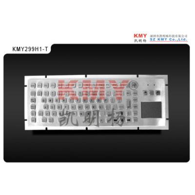 Clavier industriel rocailleux avec le clavier de PC en métal du pavé tactile 8KV