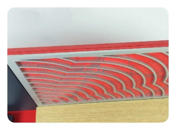 Customize Wooden Counter Watch Holder Stand Black  Red Assemble Luxury Acrylic Tray
