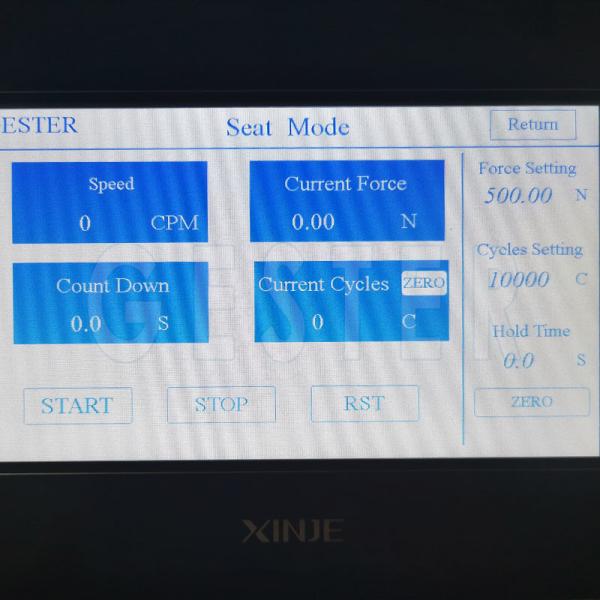 EN 1728 ISO 7173 PLC Control Chair Testing Machine