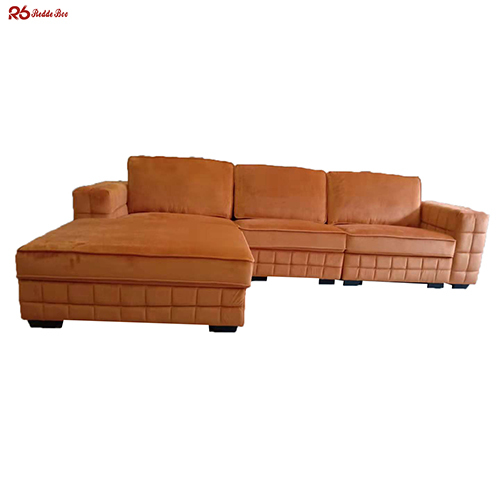 Nordic Design Modular Fabric Sofa Sets with Ottoman for Living Room