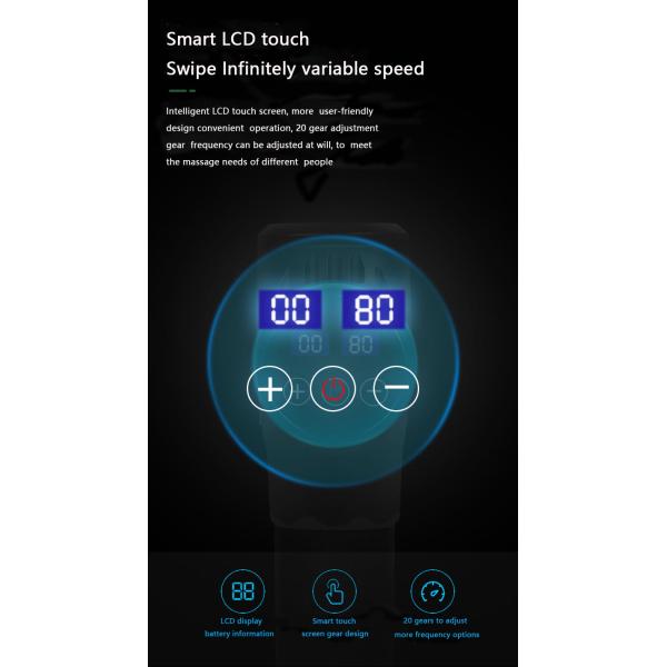 пистолет массажера мышцы глубокой ткани 24В Хандхэльд ударопрочный бесшнуровой для усталости перемещения