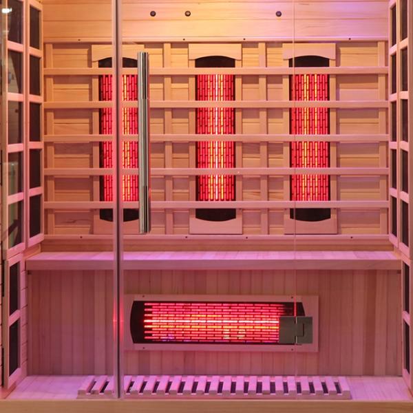 220v far Infrared Health Smart Sauna 2 Person Electric Sauna With Carbon Panel