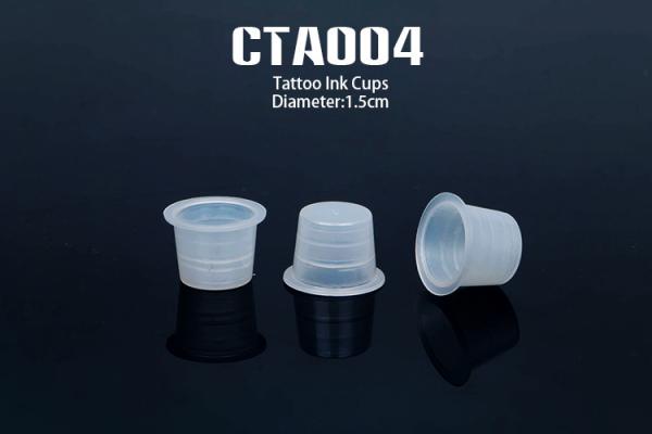 Plastic Tattoo Accessories Tattoo Color Ink Pigment Cups Small Middle Large Ink Caps