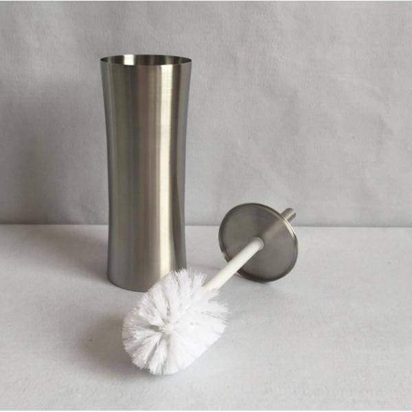 304 Stainless Steel Strong Cleaning Soft Brushing Toilet Brush Free Standing Toilet Brush Gold