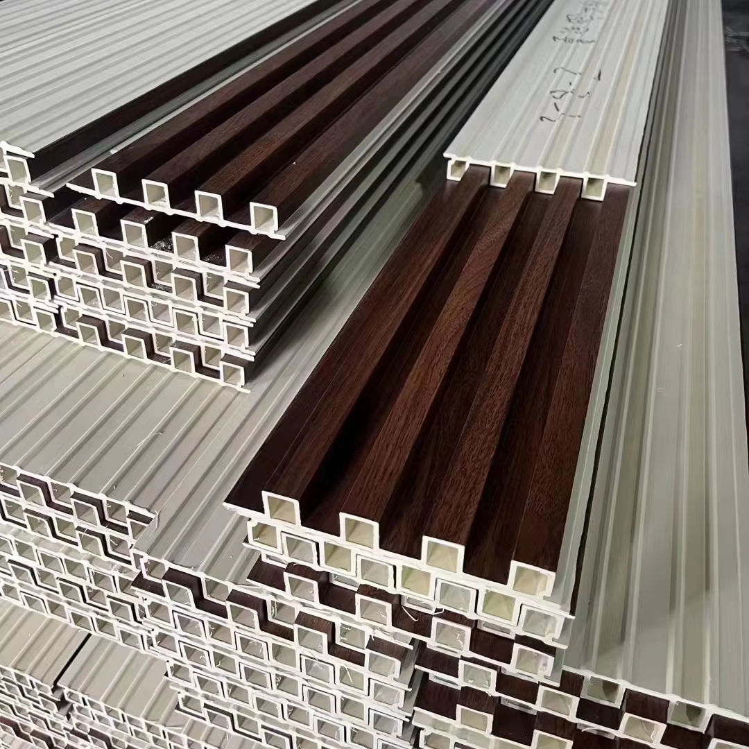 Fluted Wall Panel Cladding Wood Plastic Composite WPC Wall Ceiling Panel