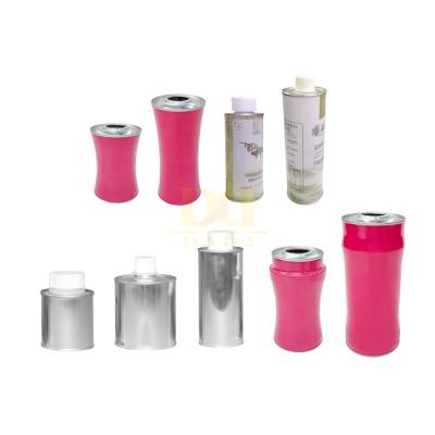 DADI 125ml 250ml 350ml 380ml Tinplate Olive Oil Can, Round Tin Olive Oil Containers