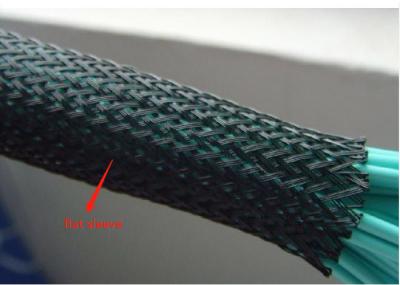 PET Braided Flame Retardant Cable Sleeve 1mm 100mm For Automotive