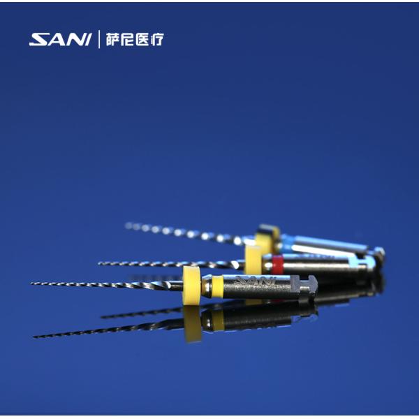 Файлы детей педиатрические зубоврачебные роторные Endo с синим накалом материалов Niti
