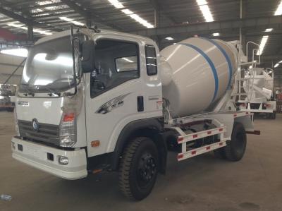 Sinotruk 7cbm Concrete Mixer Truck , Construction Concrete Transport Truck