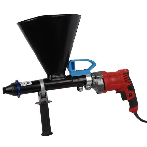 Grout Gun for Electric Mortar Pump 700W Mortar Press Mortar Sprayer with 2 Nozzles