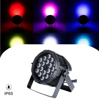 IP65 DMX 512 LED Par Lights 18*12W 15W 18W RGBW Mixed Color System