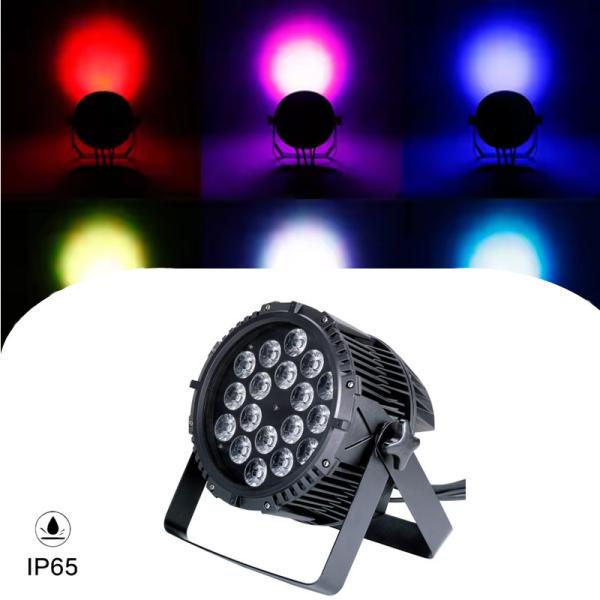 IP65 DMX 512 LED Par Lights 18*12W 15W 18W RGBW Mixed Color System