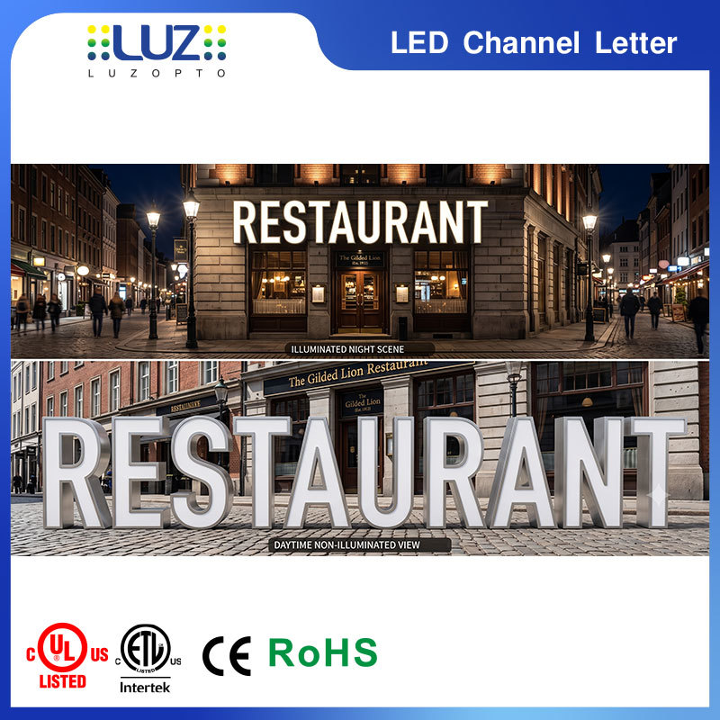 Energy - Saving / 3D Aluminum Frontlit Channel Letters For Retail Store