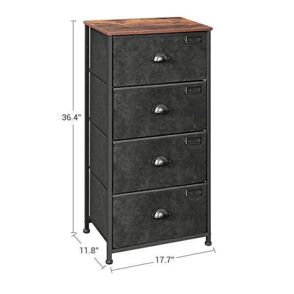 Metal Frame Chest of Drawer, Chest of Drawer for Sale, Dress with Fabric Drawer, Storage Organizer, ULVT04H