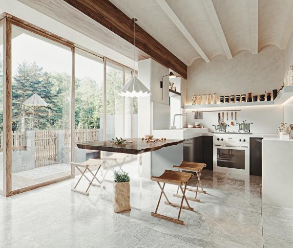 Proveedor de diseño de lujo para el hogar modular de gabinetes de cocina de alta calidad