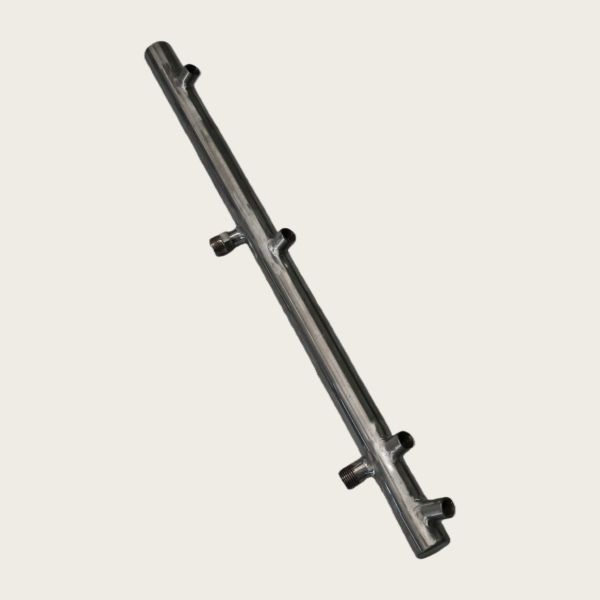 Durable Stainless Steel Spray Rod - High-Pressure Flushing for Curbs & Pavements