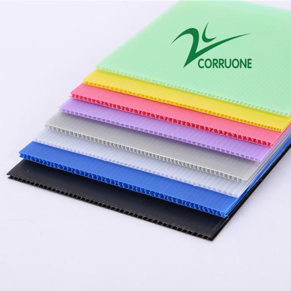 4ft X 8ft Twin Wall Corrugated Plastic Sheets Uv Resistance For Eco Friendly Packaging