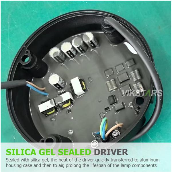 Para venta al por mayor LED UFO luces de alta bahía de almacén de la fábrica de iluminación de las lámparas de los ovnis IP65 lámparas impermeables