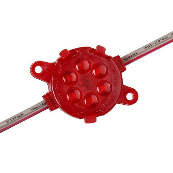 Цвет IP 67 30mm Dc24v красный вел пункт пиксела освещая Тайвань Epistar