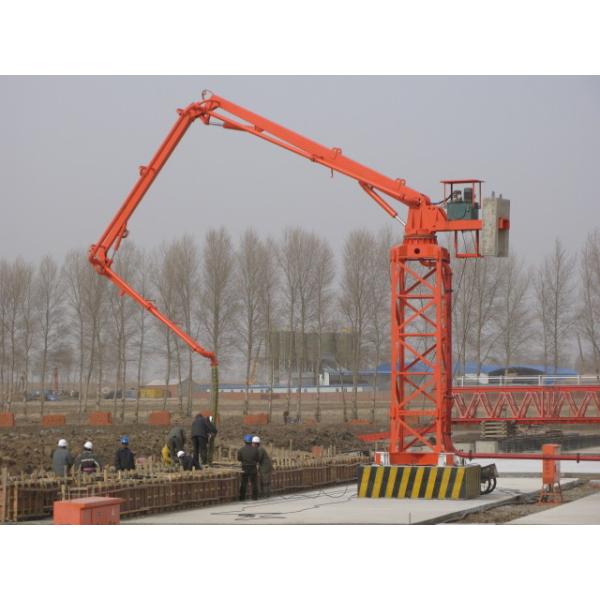 Horizontal Concrete Boom Pump , 11kw Hydraulic Placing Boom