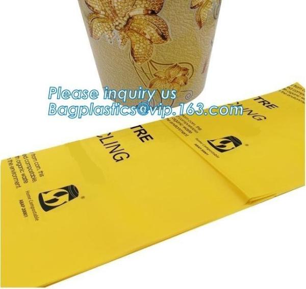 Promotional Disposable Compostable Plastic Bags Customized EPI D2W PLA Corn Starch
