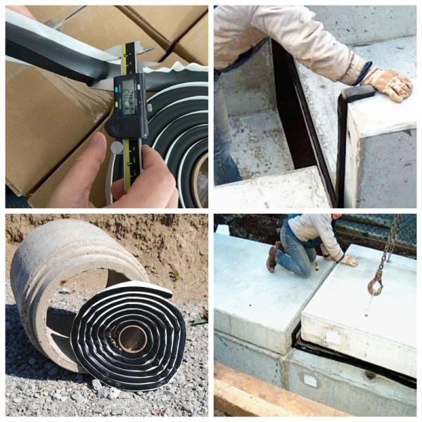 Противововодящая к воде бутиловая резиновая мастика