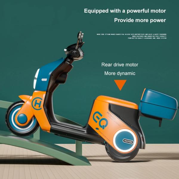 2.4G Remote Control Kids Electric Motorcycle 3 Wheel Mini Motorcycle Customizable