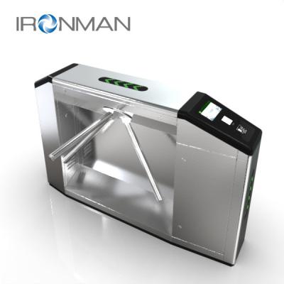 Office Buildings Three Arm Turnstile / Tripod Security Gates With RFID IC Cards Reader