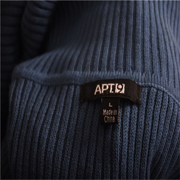 Soft Touch High Neck Pullover Sweater Women's Multicolor 80% cotton