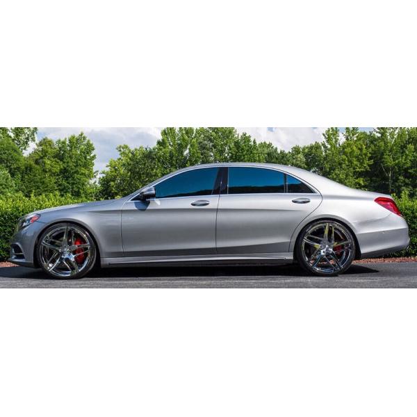 19 часть хрома 5*120 стороны машины дюйма черная 1 выковала оправу колес гонок