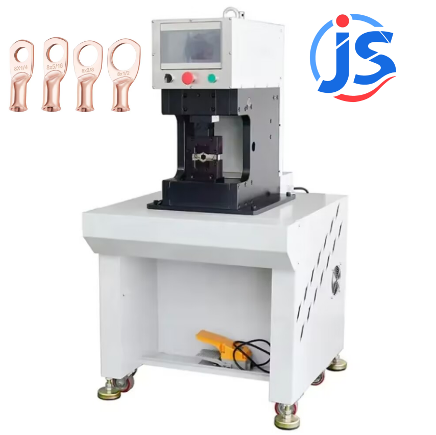 Heavy Duty Wire Terminal Crimping Machine 4 Ton Cable Crimping Machines 1250W With 30mm Stroke