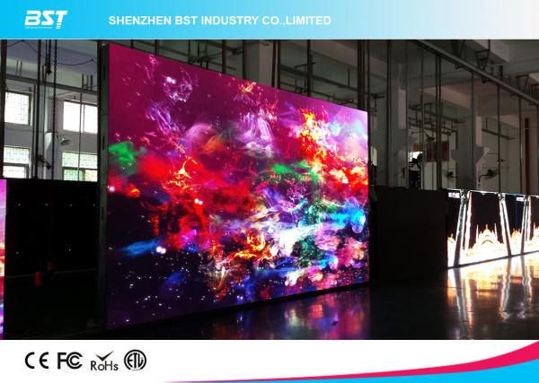 High brightness P6 indoor Large Led Tv Advertising Displays With 140° Viewing Angle