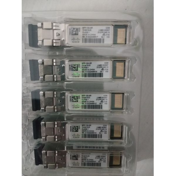 10gb SR Cisco Sfp Module Transceiver Green Laser Multimode 300m DOM Duplex LC