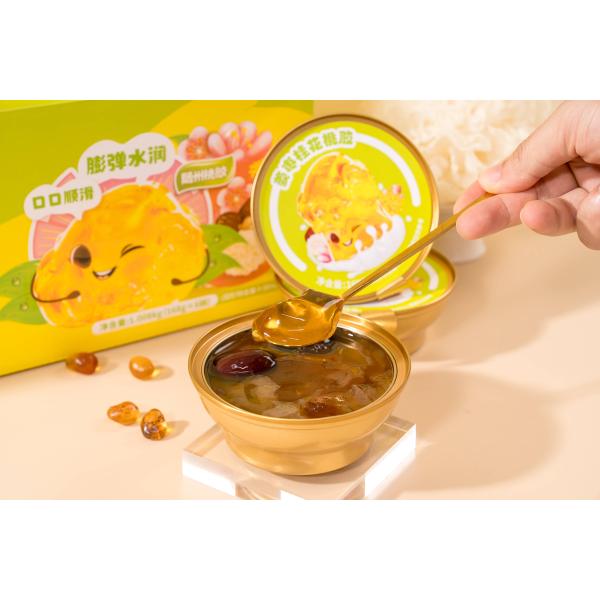 Имбирь Джужуба Османтус Персиковая жвачка Колаген Десерт желе Подарочная коробка Легкий