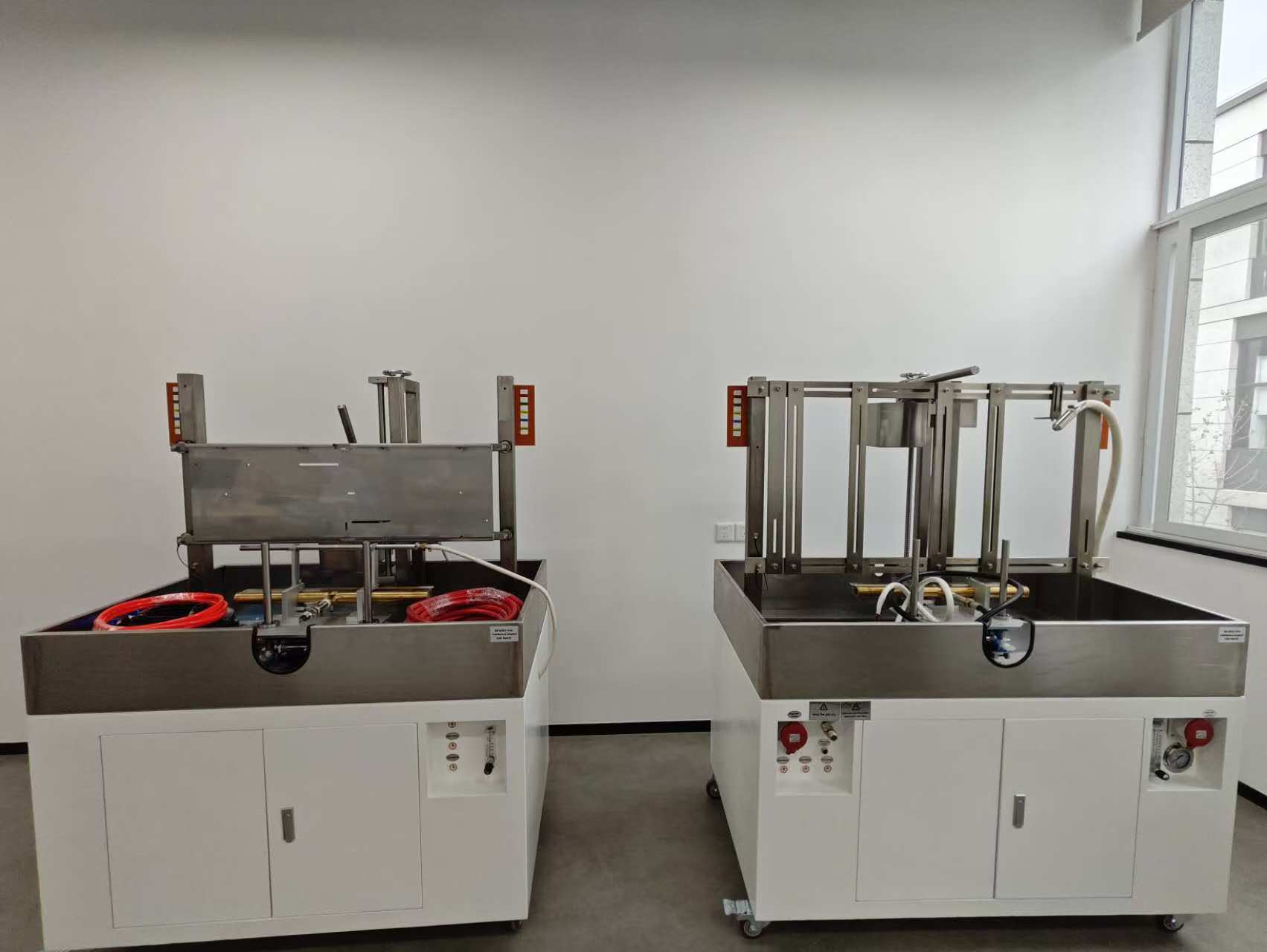 Cable Fire Resistance Impact Water Spray Test Machine For BS 6387 IEC 60331