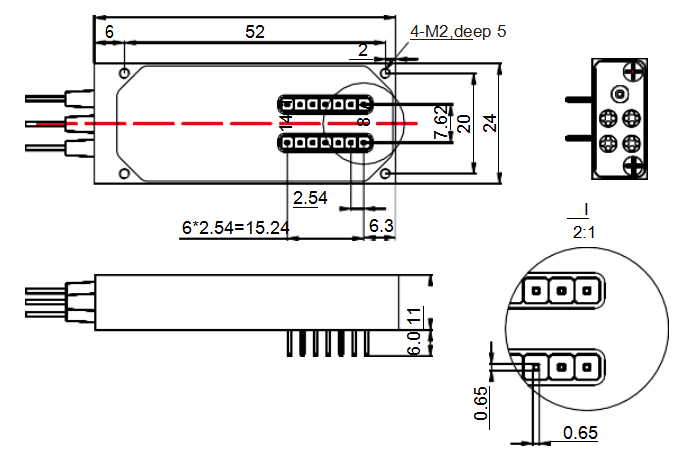 Переключатель сети 1620nm 1x16 MEMS DC 5V PON оптически